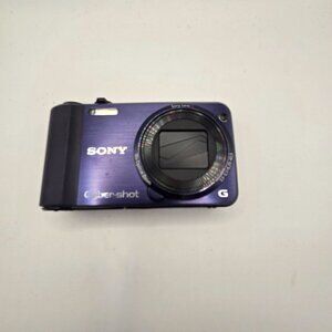 Sony Cyber-Shot 16MP Digital Camera DSC-HX7V HD Movie Blue Box Battery Tested